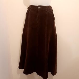 Eddie Bauer Corduroy Skirt, Size 2